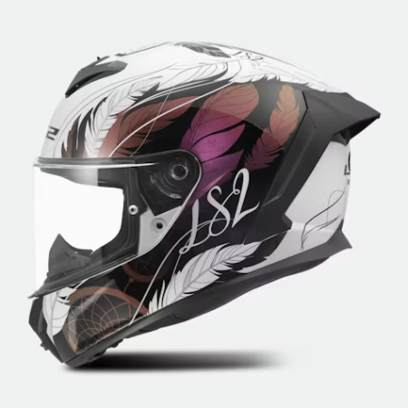 Kask integralny LS2 FF820 Rapid III Boho White Pink